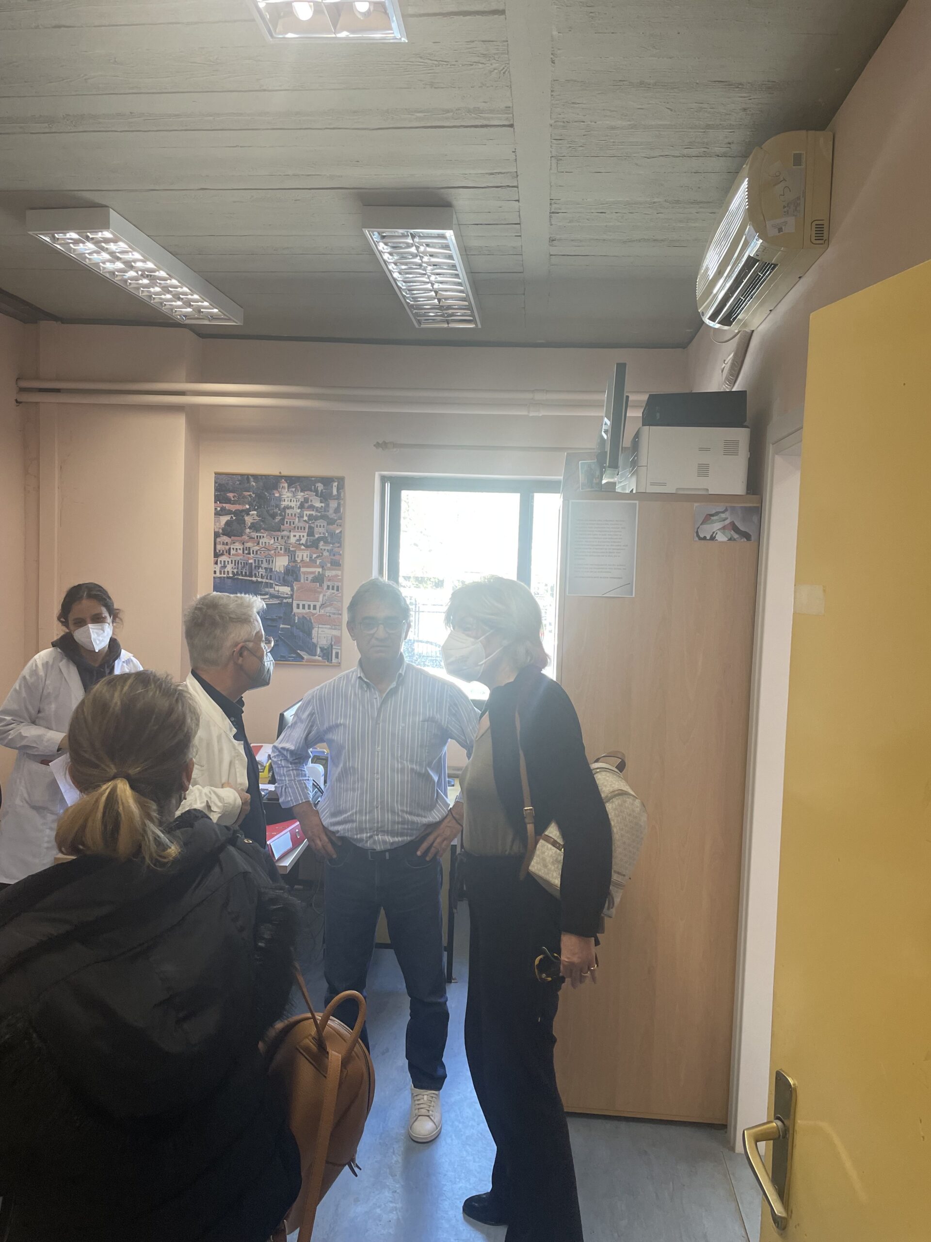 Επίσκεψη της Σίας Αναγνωστοπούλου στο Κέντρο Υγείας Κάτω Αχαΐας και συνάντησή της με το Δήμαρχο Κάτω Αχαΐας