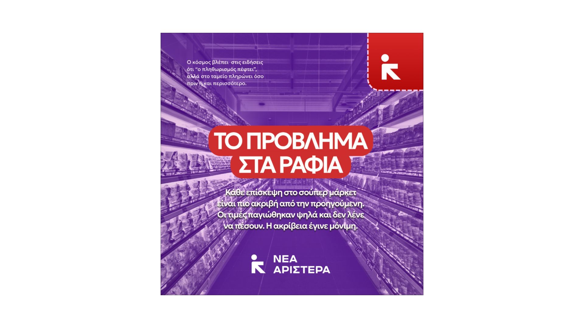 Ακρίβεια στα σούπερ μάρκετ: Mια καθημερινότητα που δεν αντέχεται άλλο